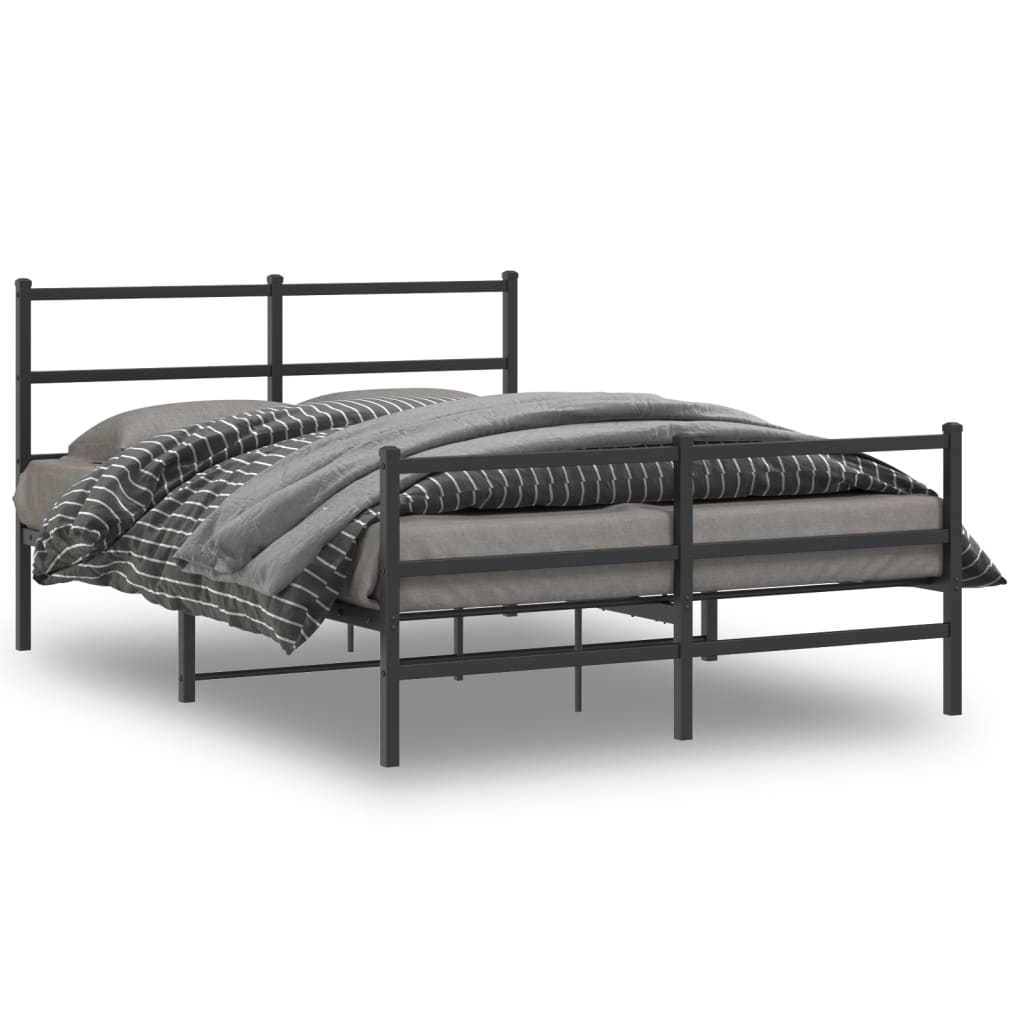 Bedframe Met Hoofd- En Voeteneinde Metaal