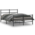 Bedframe Met Hoofd- En Voeteneinde Metaal