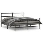 Bedframe Met Hoofd- En Voeteneinde Metaal