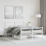 Bedframe Met Hoofd- En Voeteneinde Metaal