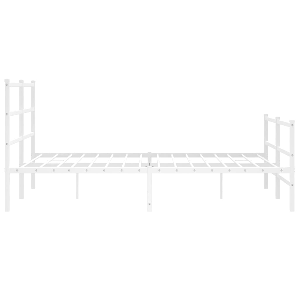Bedframe Met Hoofd- En Voeteneinde Metaal