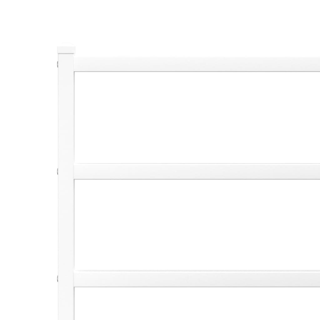 Bedframe Met Hoofd- En Voeteneinde Metaal