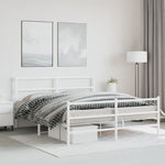 Bedframe Met Hoofd- En Voeteneinde Metaal