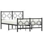 Bedframe Met Hoofd- En Voeteneinde Metaal