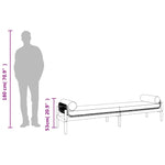 Tuinbank Met Kussen Poly Rattan Acacia