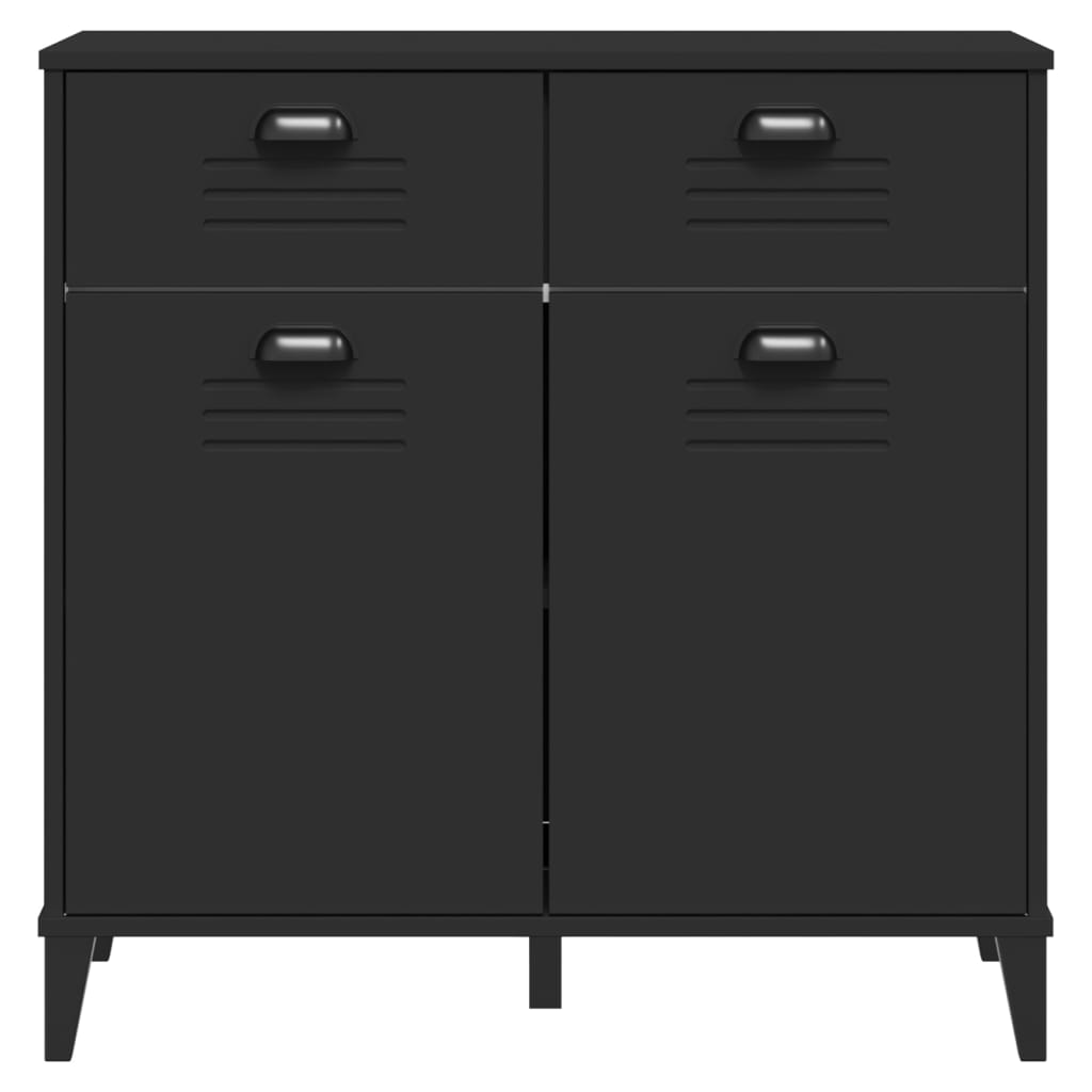 Dressoir Viken 80X40X80 Cm Bewerkt Hout