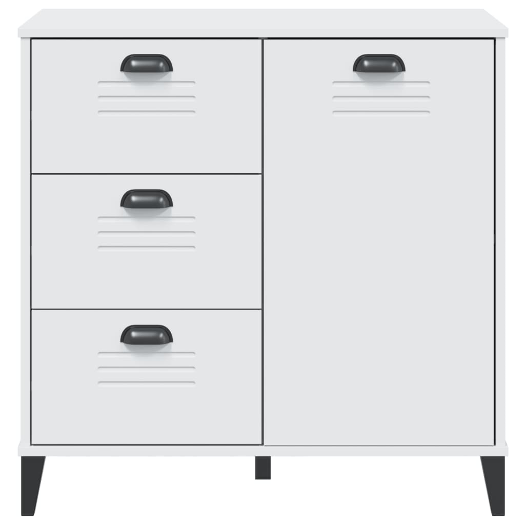 Dressoir Viken 80X40X80 Cm Bewerkt Hout