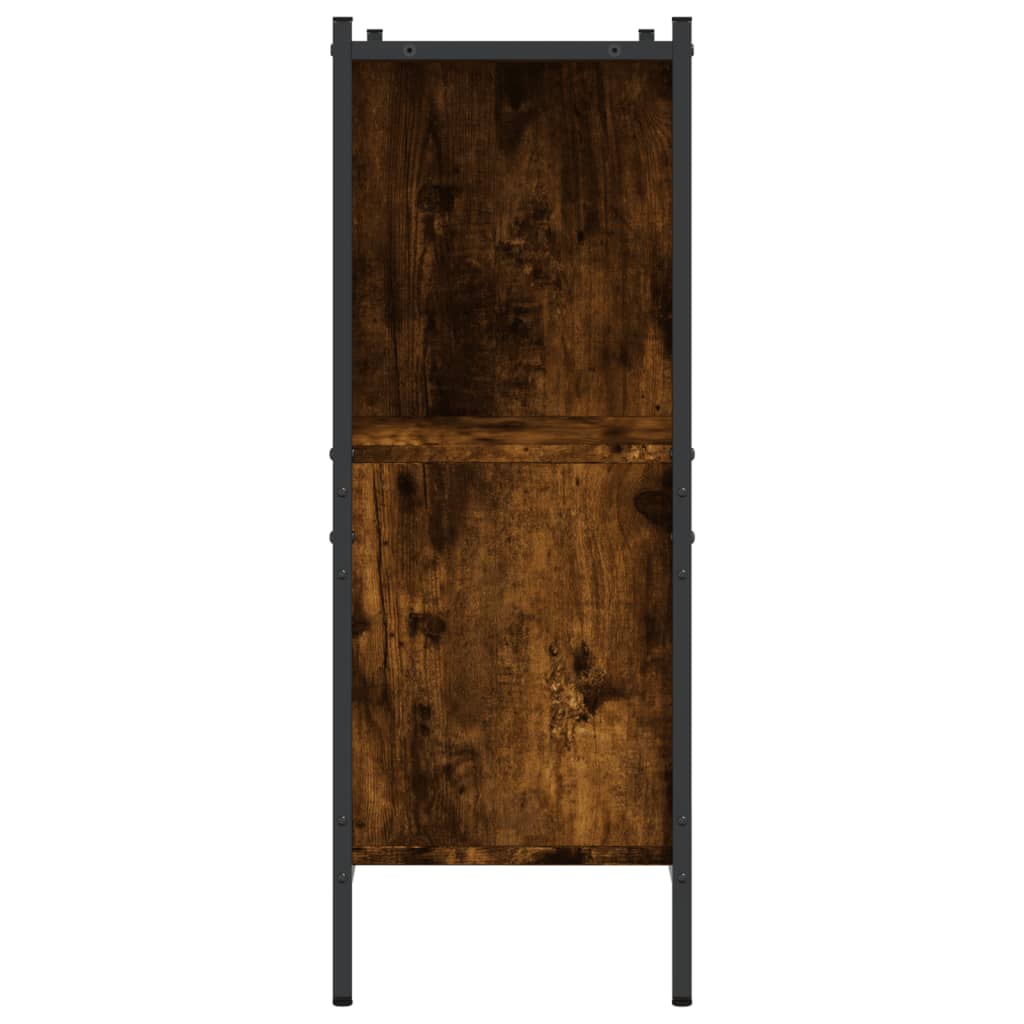 Boekenkast 102X28X77,5 Cm Bewerkt Hout Kleurig