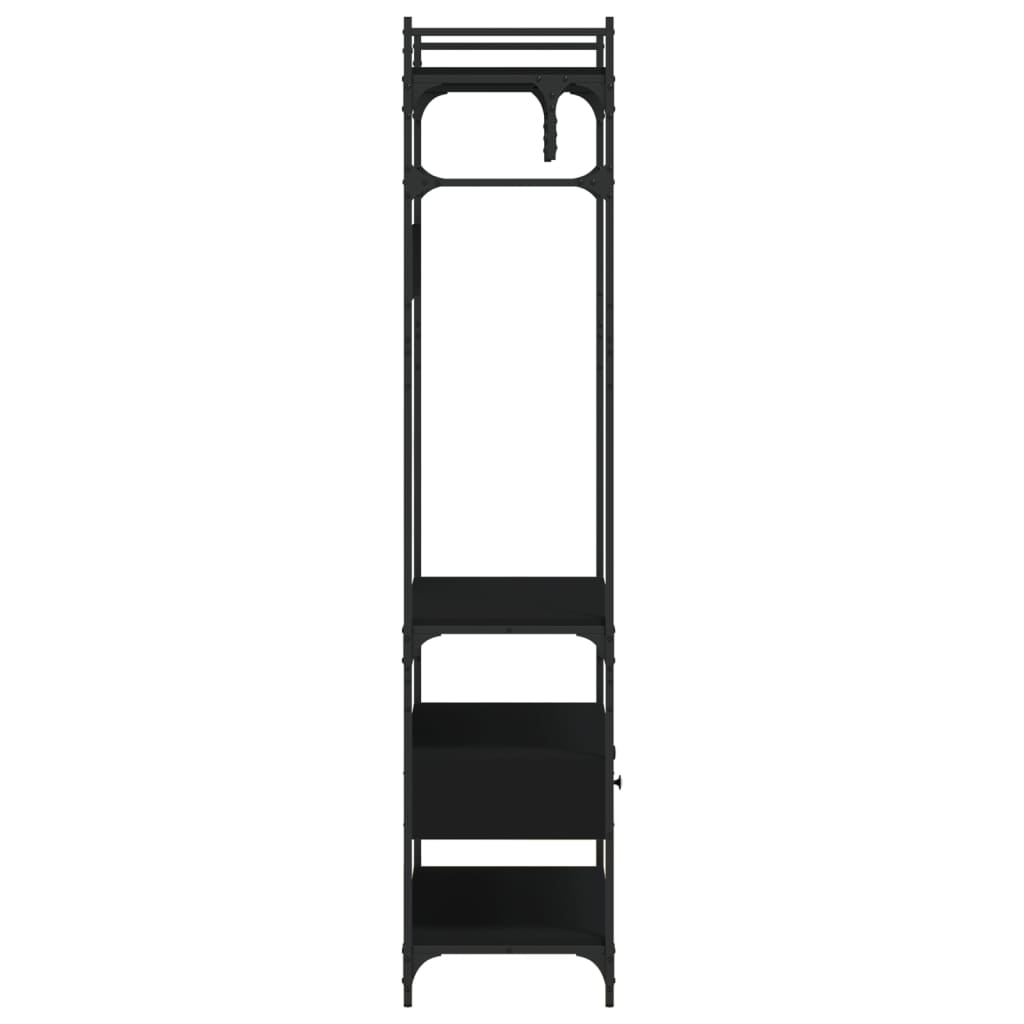Kledingkast Met Lades 89X39X184,5 Cm Bewerkt Hout