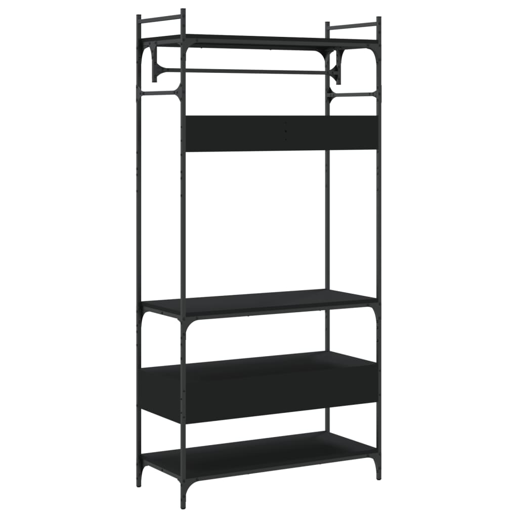 Kledingkast Met Lades 89X39X184,5 Cm Bewerkt Hout