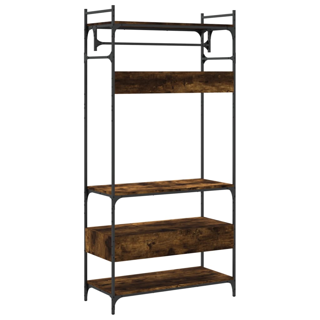 Kledingkast Met Lades 89X39X184,5 Cm Bewerkt Hout