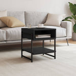 Salontafel 40X40X45 Cm Bewerkt Hout