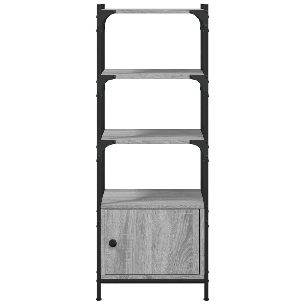 Boekenkast 3-Laags 41X30X109,5 Cm Bewerkt Hout