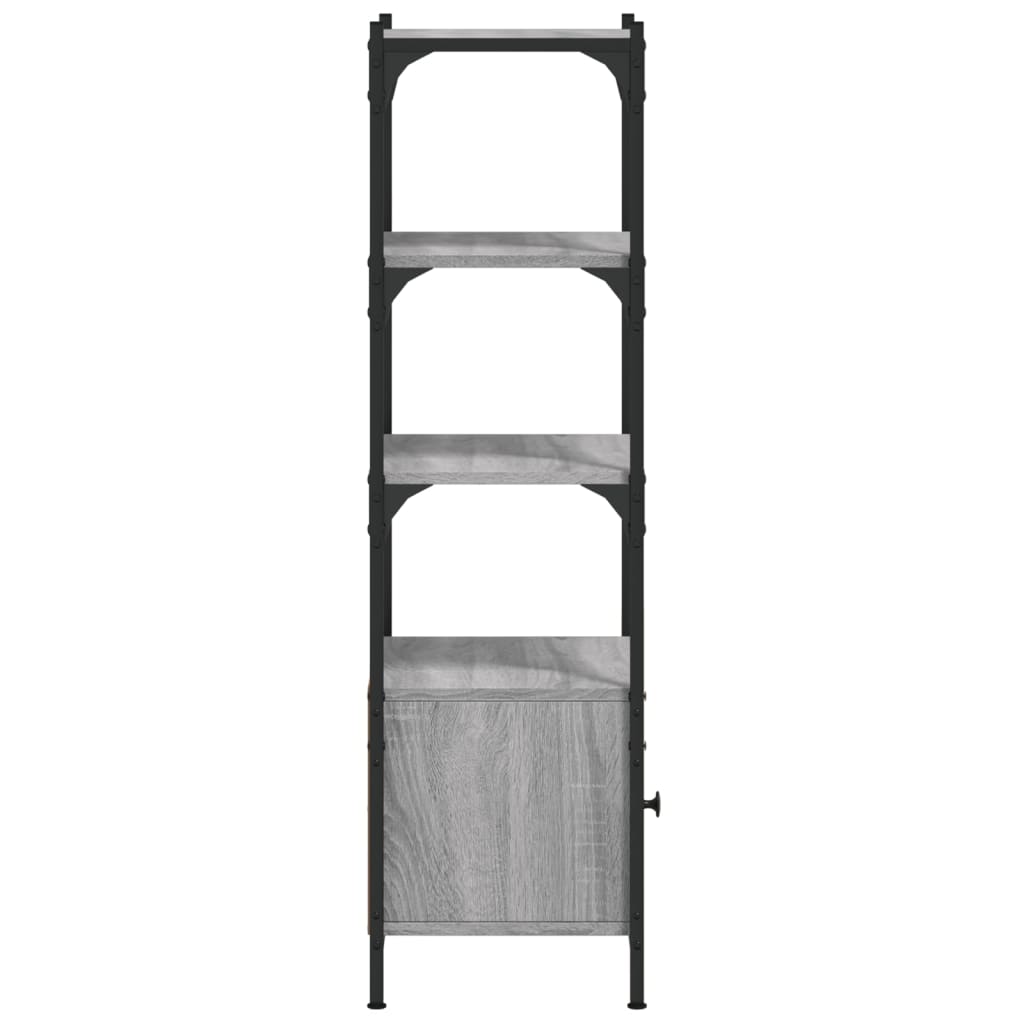 Boekenkast 3-Laags 41X30X109,5 Cm Bewerkt Hout