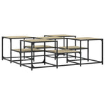 Salontafel Bewerkt Hout Kleurig