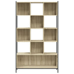 Boekenkast 102X28X172 Cm Bewerkt Hout Kleurig