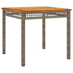 3-Delige Tuinset Met Kussens Poly Rattan Grijs