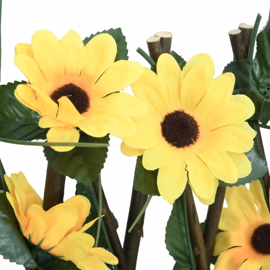 Kunstplant Klimop Op Latwerk Uittrekbaar Geel