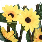 Kunstplant Klimop Op Latwerk Uittrekbaar Geel