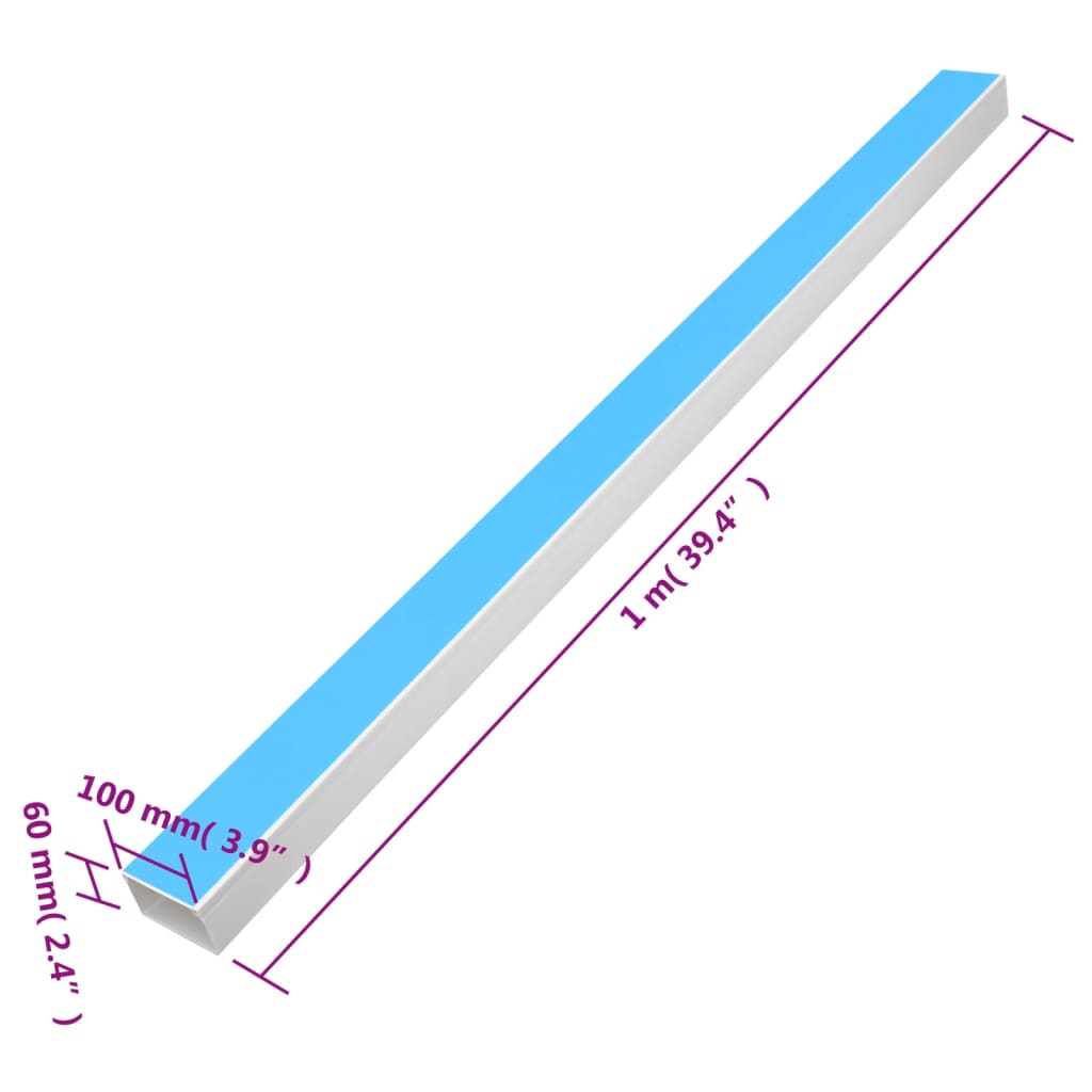 Kabelgoot Zelfklevend 100X60 Mm 30 M Pvc