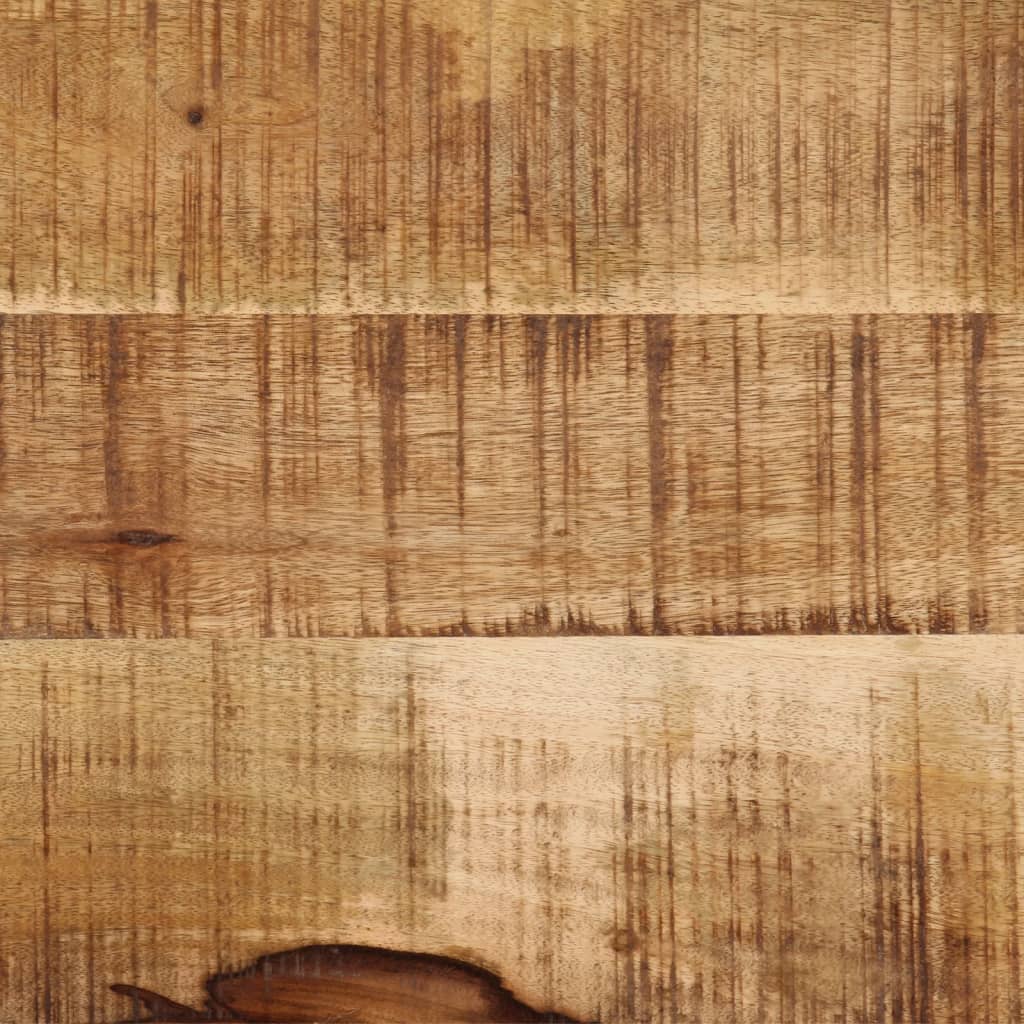Wandtafel Massief Ruw Mangohout
