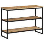 Wandtafel Massief Ruw Mangohout
