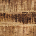 Hoge Kast 100X35X75 Cm Massief Ruw Mangohout