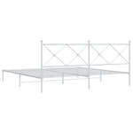 Bedframe Metaal Wit
