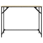 Bureau 100X45X76 Cm Hout En Gepoedercoat Staal