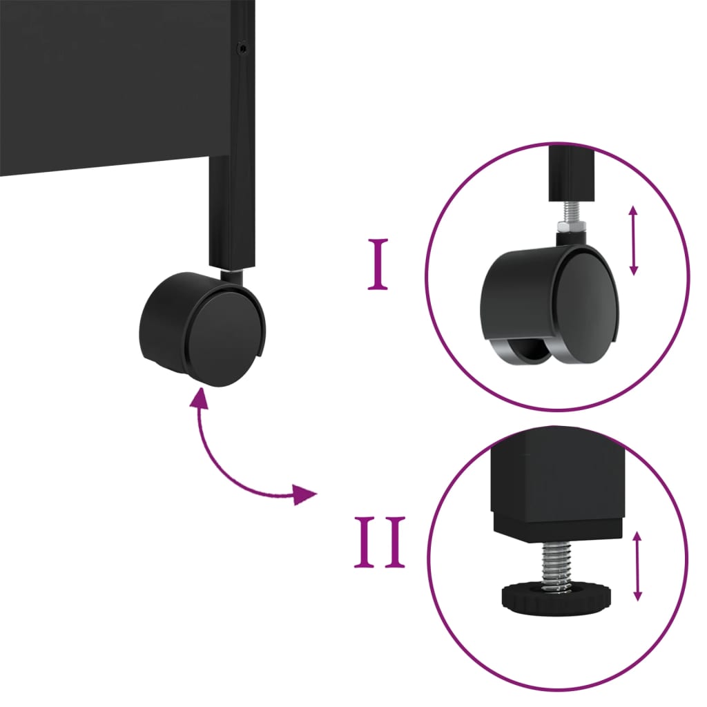 Keukentrolley 45X35X89,5 Cm Bewerkt Hout Kleurig