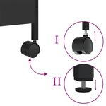 Keukentrolley 45X35X89,5 Cm Bewerkt Hout Kleurig