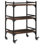 Keukentrolley 50X35X75,5 Cm Bewerkt Hout Ig