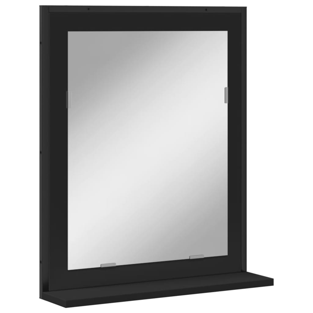Badkamerspiegel Met Schap 50X12X60 Cm Hout