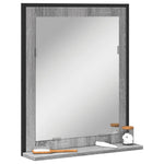 Badkamerspiegel Met Schap 50X12X60 Cm Hout