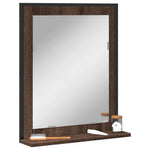Badkamerspiegel Met Schap 50X12X60 Cm Hout