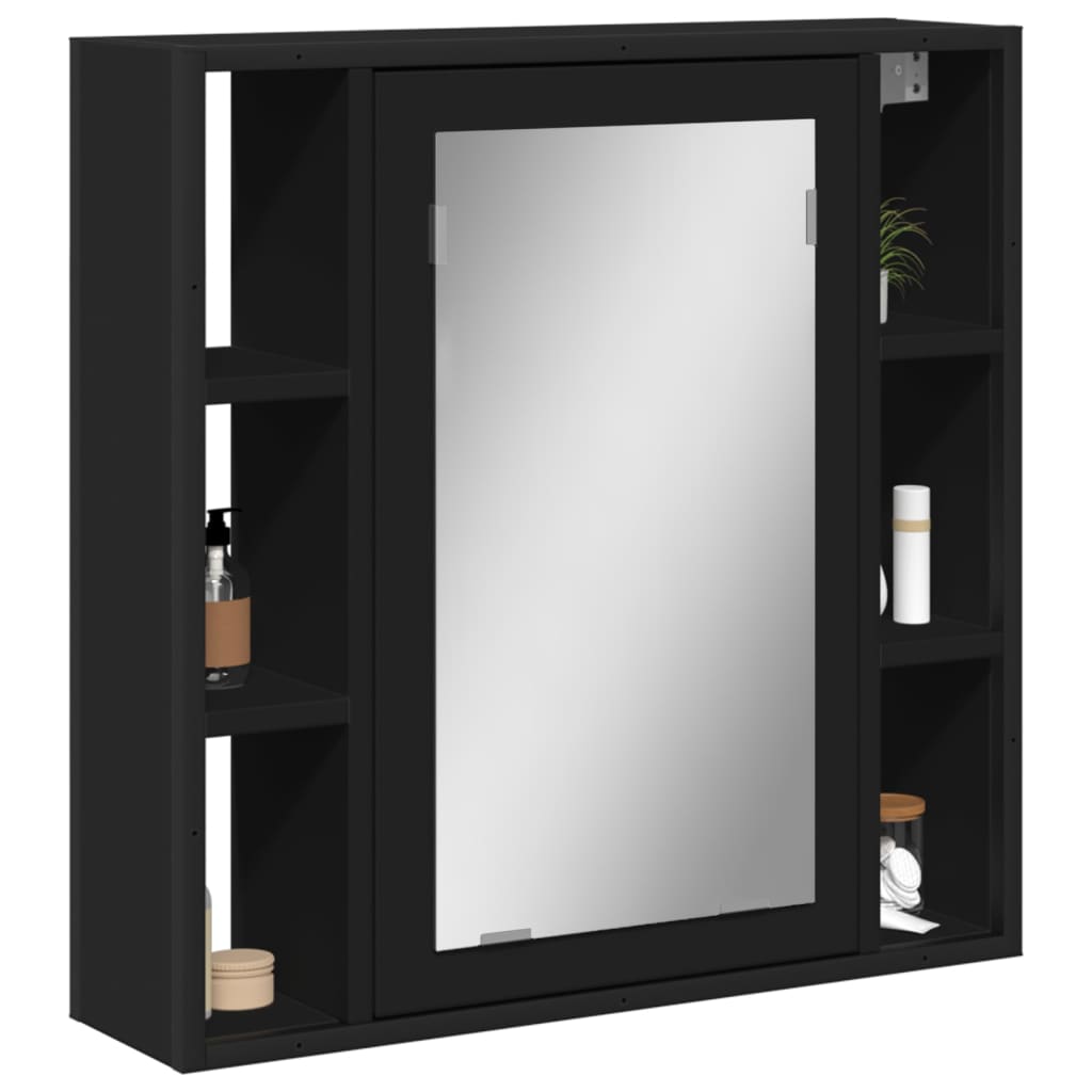 Badkamerspiegelkast 60X16X60 Cm Bewerkt Hout Kleur