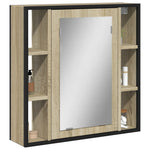 Badkamerspiegelkast 60X16X60 Cm Bewerkt Hout Kleur