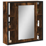 Badkamerspiegelkast 60X16X60 Cm Bewerkt Hout Kleur