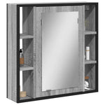 Badkamerspiegelkast 60X16X60 Cm Bewerkt Hout Kleur