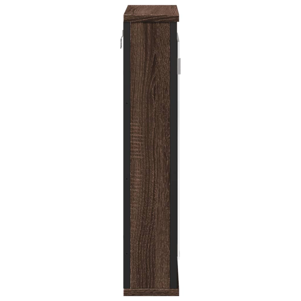Badkamerspiegelkast 42X12X60 Cm Bewerkt Hout Ig