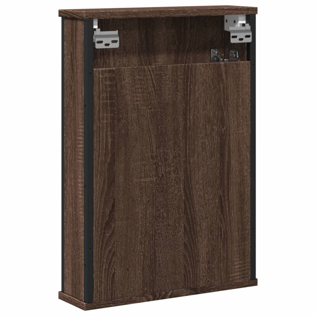 Badkamerspiegelkast 42X12X60 Cm Bewerkt Hout Ig