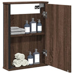 Badkamerspiegelkast 42X12X60 Cm Bewerkt Hout Ig