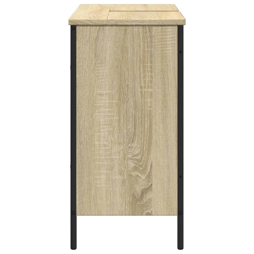 Wastafelkast Bewerkt Hout Kleurig