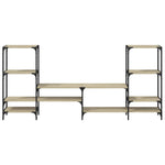 Tv-Meubel 206,5X28,5X95 Cm Bewerkt Hout Kleurig