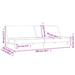 Slaapbank 2-Zits Stof