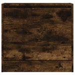 Schoenenkast Bewerkt Hout Kleurig Gerookt Eiken