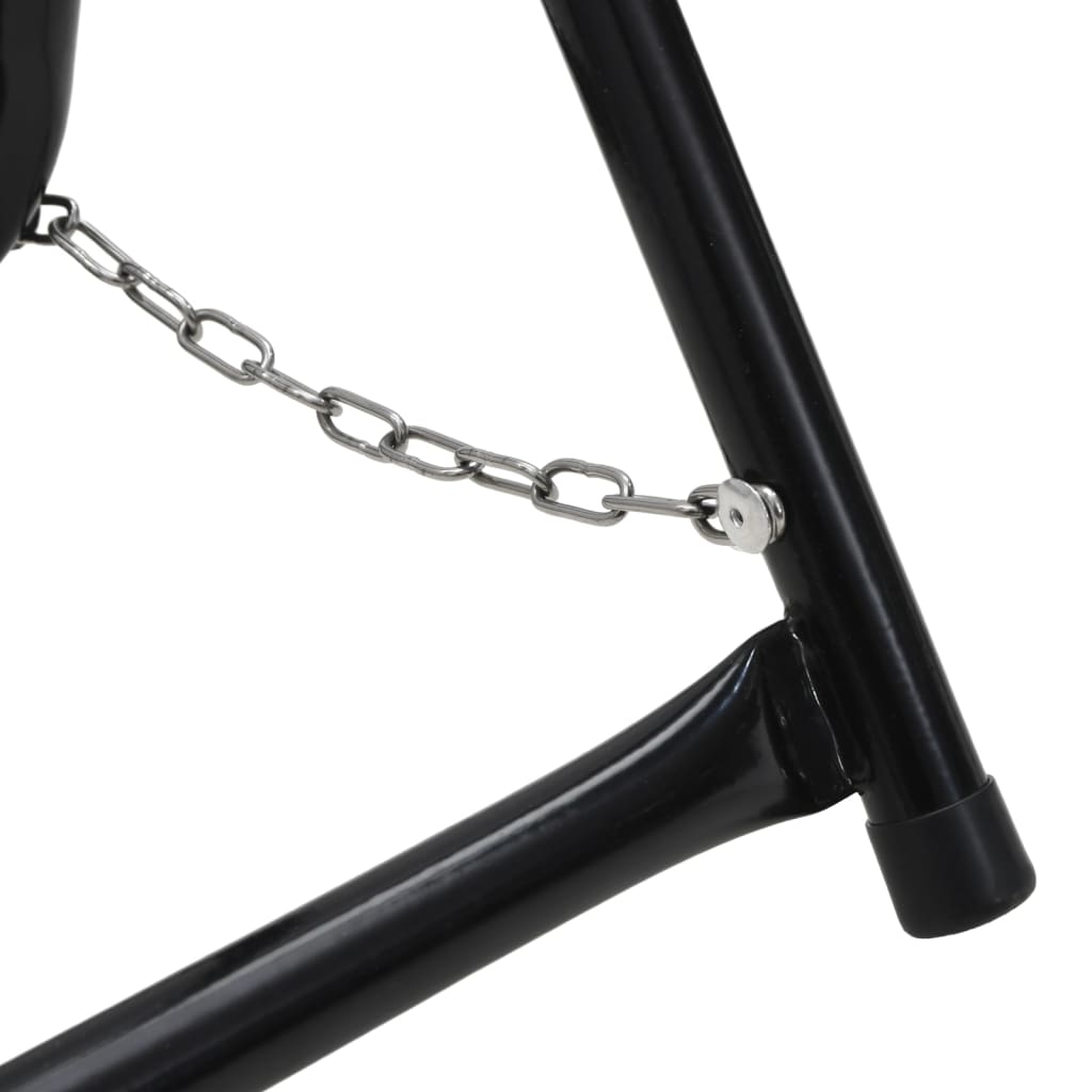 Slanghaspelwagen 48 Cm 45 Kg Gepoedercoat Staal Zwart