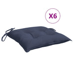 Stoelkussens Oxford Stof Marineblauw
