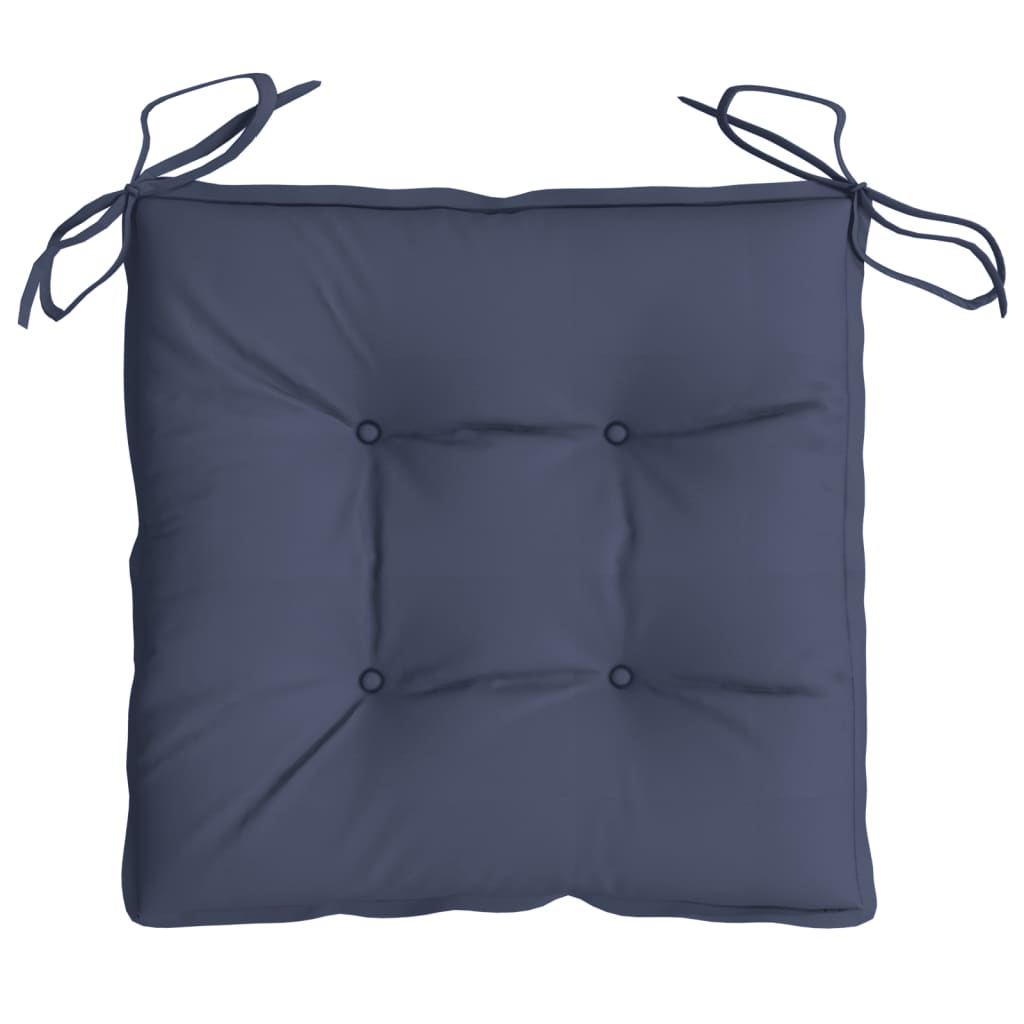 Stoelkussens Oxford Stof Marineblauw