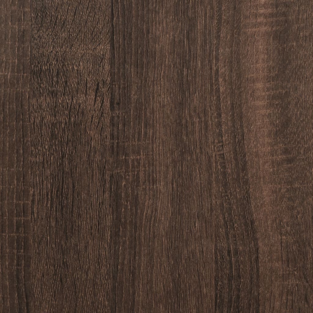 4-Delige Badkamermeubelset Bewerkt Hout